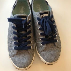 Keds “Kickstart” Chambray Blue Sneakers Sz 7.5